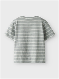 NAME IT T-Shirt Voby Whitecap Gray Slate Gray